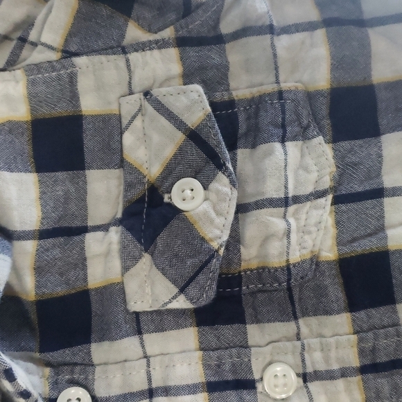 3/$30 𝅺GYMBOREE Button Down collared Plaid Shirt and NWT GAP Soft Stretch Jeans - Picture 5 of 7